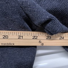 Calvin Klein Large Mens Navy Blue Heather Crewneck Sweatshirt Pullover Logo