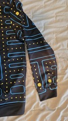 Pac-Man Hoodie Medium 100% Polyester New Without Tags Retro Gamer Style