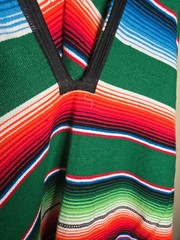 SERAPE Mexican Poncho – ALL COLORS – ONE SIZE FITS ALL – Sarape Saltillo