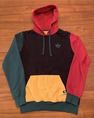 Dikotomy Pot Leaf Hoodie Pullover Mens Small Streetwear Y2K Skater Hip Hop