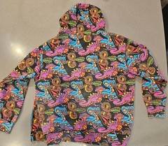 Vintage Volcom Creatures Snakes And Dragons Hoodie Y2K