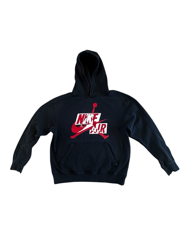 Nike Jordan Jumpman Classics Hoodie – Black – Mens Medium