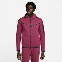 Nike Tech Fleece Windrunner Hoodie Rosewood Plum Purple Red CU4489-653 LARGE