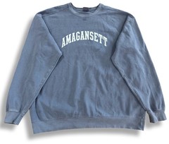 DISTRESSED AMAGANSETT LONG ISLAND NY HAMPTONS XXL EAST END CREW NECK SWEAT SHIRT