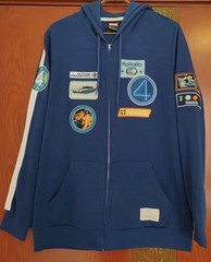 L Unisex Marvel The Fantastic Four: First Steps Icon Patches Hoodie BoxLunch