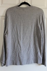 Men’s Gray Sweetheart H & M Sun Down Graphic Printed Design Size L 1.19
