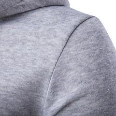 Men’s Autumn Zip Hoodie Jacket Slim Fit Long Sleeve Casual Sweatshirt