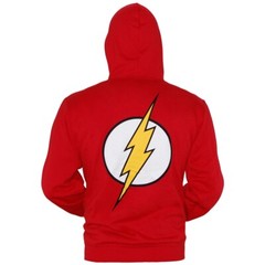 DC Comics Flash Symbol Zip-Up Hoodie