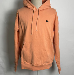 Obey Men’s Recycled Hoodie Sweatshirt Timeless Sunset Coral Pigment Size L NWT