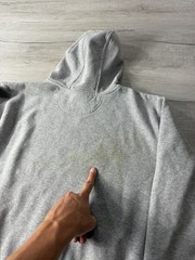 Carhartt K288 Loose Fit Gray Men’s Size Large Hoodie Sleeve Logo Letter