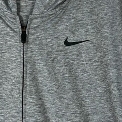 Nike Dri-FIT Full Zip Hoodie Men’s XL Gray BQ2864 Yoga Training Jacket Athletic