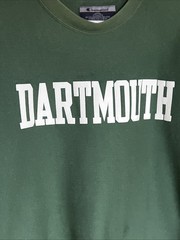 Vintage 90s Champion Reverse Weave Dartmouth Sweatshirt Size L Green Ivy League