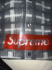 Supreme Plaid Hooded Knit Shirt | Fall/Winter 2023 | SIZE XXL