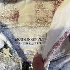 Denim & Supply Ralph Lauren American Flag Hoodie Mens M Full Zip Cotton Rare