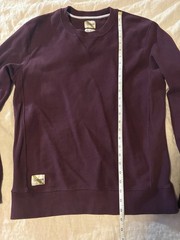 Tracksmith Sweatshirt Mens Medium Plum Burgundy Crewneck Pullover