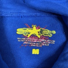 Sp5der TC Blue Web Hoodie Mens M Blue Young Thug Streetwear Hip Hop