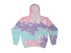 Tie Dye Multi-Color Hoodies, Adult S to XXXL 80% Cotton, L/S, Pockets No Zipper