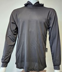 Long Sleeve Safety Hoodie Shirt , Polyester Birdeye Mesh/Hoodie shirt