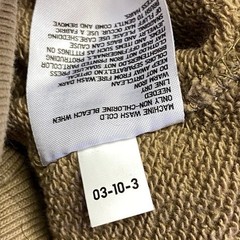 Uniqlo Mens Tan Crewneck Sweatshirt XXS Minimalist Casual Basic Pullover Top