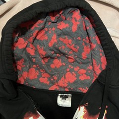 AMC The Walking Dead Hoodie Mens XL Full Zip Skull Graphic Zombie TV Show 2016