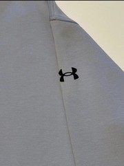UNDER ARMOUR MEN’S MEDIUM LOOSE FIT 1/4 ZIP LIGHT PURPLE FLEECE NEW 1390393