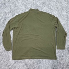 Coolibar Mens Sweater XXL UPF 50+ UV Protection 1/4 Zip Olive Green Pullover