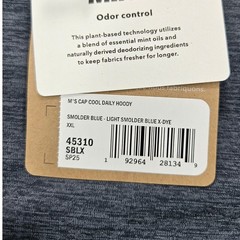 NEW Patagonia Capilene Cool Daily Hoodie Mens 2XL Smolder Blue Base Layer