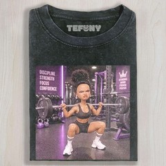 GYM DOLL GIRL FUNNY FACE MEME V16 UNISEX TEE