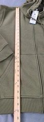 Adidas Originals Trefoil Essentials Full Zip Hoodie Olive Strata Men’s M NWT