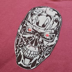 Primitive X Terminator 2 Skynet Size Medium Mens Deep Red Hoodie Skateboarding