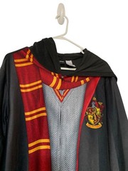 Harry Potter Adult Size XL 1 Piece Bodysuit Gryffindor House Full Zip Hooded Paj