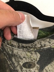 Jerzees Outdoors Camo Sweatshirt Size Medium