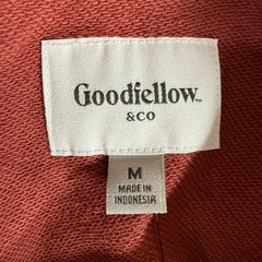 Goodfellow & Co Mens Relaxed Fit Sun Graphic Sweatshirt Drama Red Medium NWT