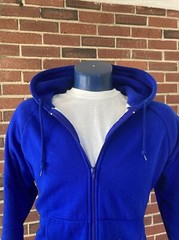 vtg 70s-80s Pine Grove Zip Up Thermal Lined Boxy unisex Hoodie Sweatshirt