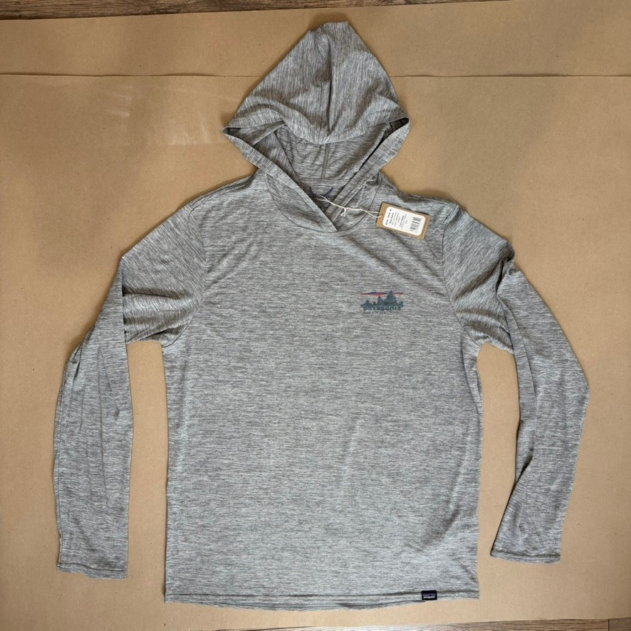 Patagonia Capilene Cool Daily Hoody, Medium, Feather Grey, NEW (45325)