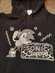 USA SELLER RARE Sonic the Hedgehog Classic JAPAN Hoodie COSPA SEGA 2015 sz L XL