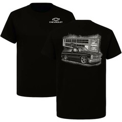 Chevy Square Body T-Shirt, Heartbeat of America Classic Pickup Graphic Tee