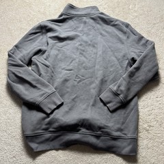 Izod Saltwater 1/4 Zip Sweatshirt Relaxed Classic Mens Large Gray