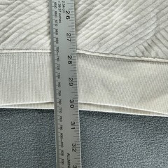 Goodfellow Sweatshirt Mens XL Ivory Snap Closure Textured Outdoor Pullover