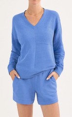 Cabi New NWT Skipper Sweatshirt #6739 purple blue Size XXS – XL Was $99