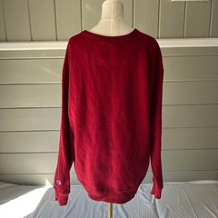 Champion Men’s Red and Burgundy Sweatshirt