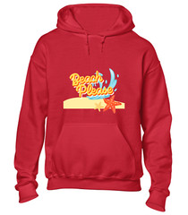 BEACH PLEASE HOODY HOODIE COOL SUMMER HOLIDAY CLOTHING CASUAL FASHION TOP