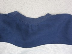 Vintage Riverport Sweatshirt Mens Extra Large XL Blue Green Striped Color Block