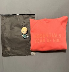 essentials coral hoodie