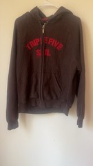 vintage hip-hop triple five soul hoodie Y2K Emo Skater Sweatshirt 555 Sz M Big