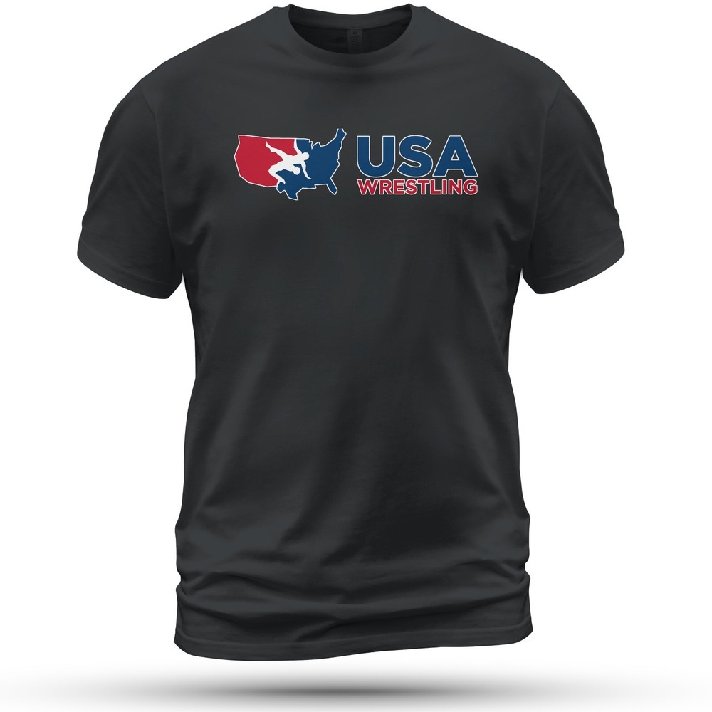USA US Wrestling Logo T-Shirt Funny Size S-5XL Made in USA