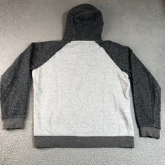 Quiksilver Hoodie Mens Medium Gray Pullover Sweater Surf Skate Sportswear Logo