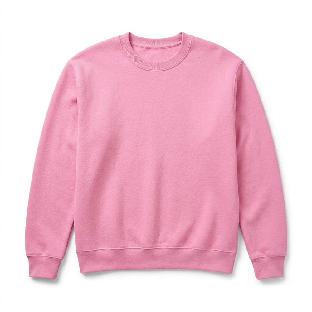 Mens Plain Crewneck Sweatshirt Casual Solid Blank Fleece Pullover Choice S-3XL