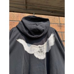 Size L – Yeezy Gap Engineered by Balenciaga Dove Sweatshirt Hoodie Black SAMPLE