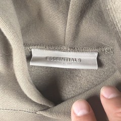 Fear of God EssentialsWood Raglan Hoodie Mens Small